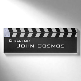 クラッパーボード 映画 名札