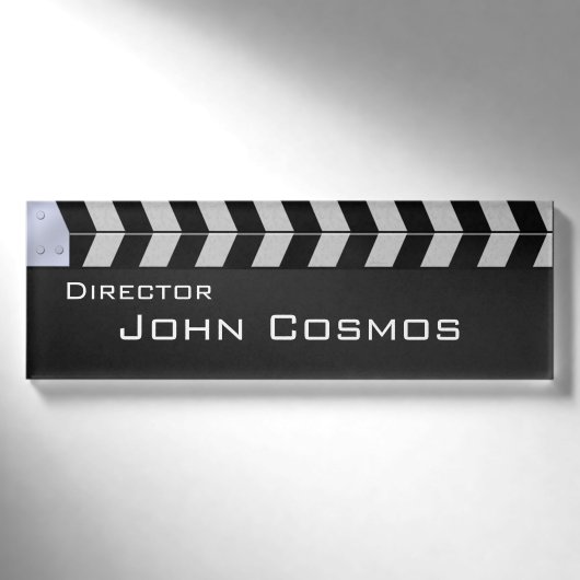 クラッパーボード 映画 名札 (正面)