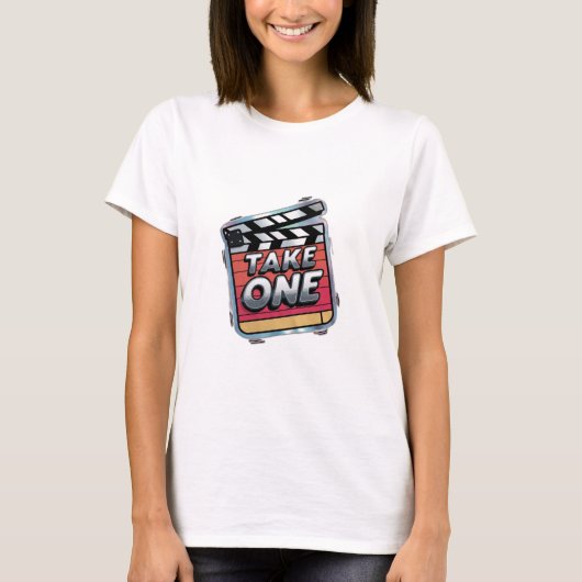 クラッパーボード Tシャツ (正面)