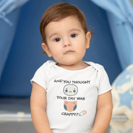 クラッピーの日のベビー – おむつ ベビーボディスーツ
