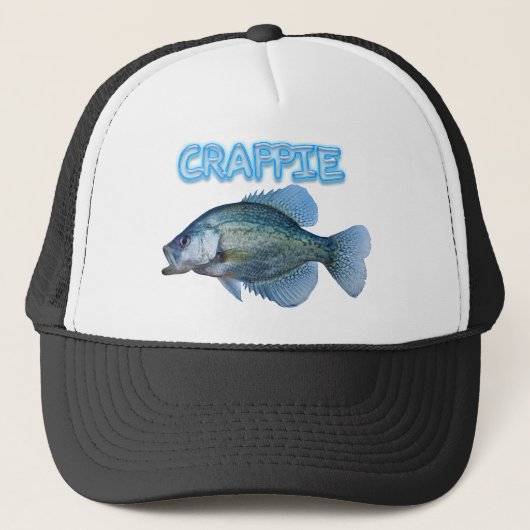 クラッピーの魚釣り キャップ (正面)