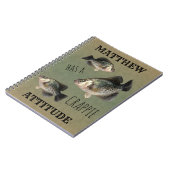 クラッピー姿勢魚釣り ノートブック (左側)