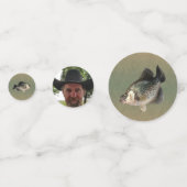 クラッピー誕生日カスタム写真 コンフェッティ (裏面)