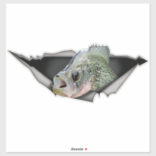 クラッピー車のデカール、クラッピーのステッカー、クラッピーの破れた金属 シール (シート)