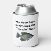 クラッピー魚釣り 缶クーラー (缶正面)