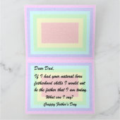 クラッピー・ファーザーズ・デー カード (内部)