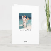 クラップサドル:クリスマス天使と鐘 シーズンカード (裏面)