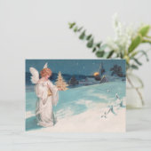 クラップサドル:クリスマス天使と鐘 シーズンカード (スタンド正面)