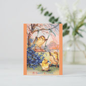 クラップサドル：バイディのスイング ポストカード (スタンド正面)