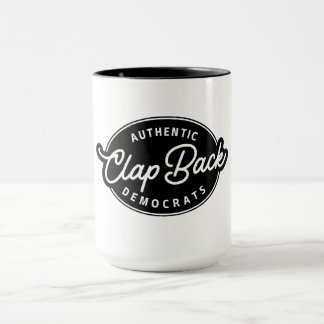 クラップバック民主党員のロゴ マグカップ