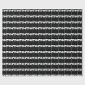 クラップボード型の映画包装紙 ラッピングペーパー (フラット)