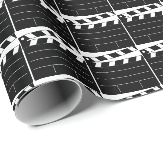 クラップボード型の映画包装紙 ラッピングペーパー (ロールコーナー)