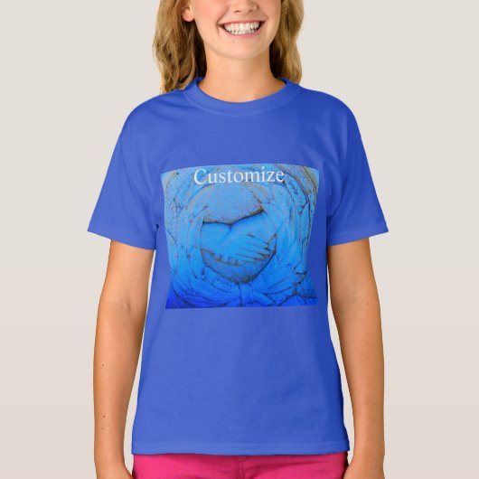 クラップレッド手デザイン Tシャツ (正面)