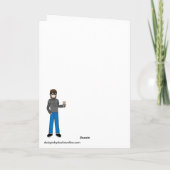 クラッ感じクか？復活祭の挨拶 カード (裏面)