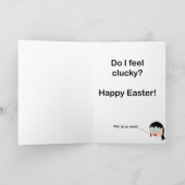 クラッ感じクか？復活祭の挨拶 カード (内部)