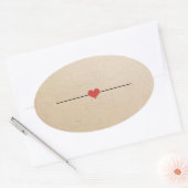 クラッ空白のク 楕円形シール (封筒)