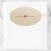 クラッ空白のク 楕円形シール (バッグ)