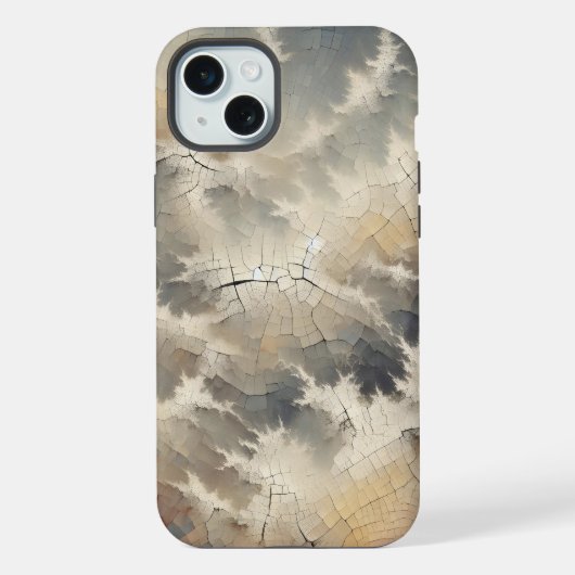 クラッ素朴クル抽象芸術 iPhoneケース (裏面)