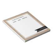 クラッ素朴ト「お母さんから」パーソナライズされた、 ノートパッド (アングル)