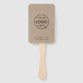 クラッ素朴ト |ビジネスモダンロゴのプロモーション ハンドファン (正面)