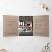 クラッ素朴ト | ビジネスロゴ3折パンフレット 三つ折りカード (内部)