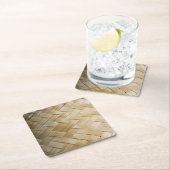 クラティプタイラオス三竹篭 スクエアペーパーコースター (インサイチュ)