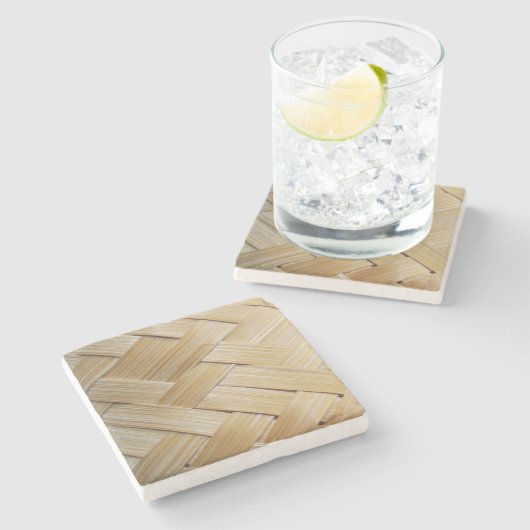 クラティプタイラオス三竹篭 ストーンコースター (横)