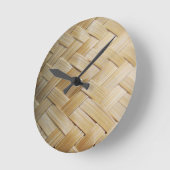 クラティプタイラオス三竹篭 ラウンド壁時計 (傾斜)