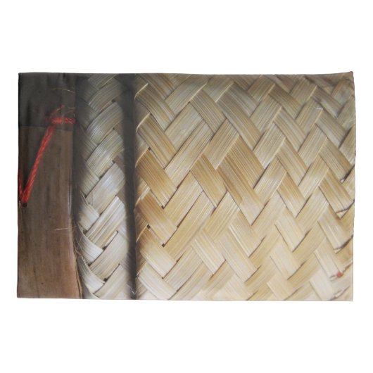 クラティプタイラオス三竹篭 枕カバー (裏面)