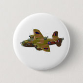 クラトンレトロ爆撃機 缶バッジ (正面)