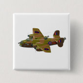 クラトンレトロ爆撃機 缶バッジ (正面)