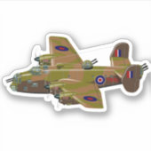 クラトン・レトロ爆撃機 シール (正面)