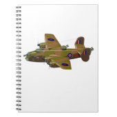 クラトン・レトロ爆撃機 ノートブック (正面)