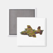 クラトン・レトロ爆撃機 マグネット (正面/裏面)