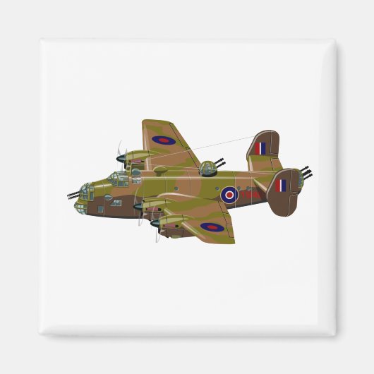 クラトン・レトロ爆撃機 マグネット (正面)