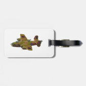 クラトン・レトロ爆撃機 ラゲッジタグ (裏面横)