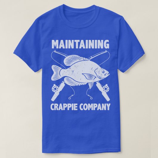 クラパイおもしろい魚釣りプンポモキシスフィッシャーマンことわざ Tシャツ (デザイン正面)