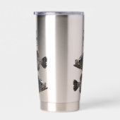 クラパイパーソナライズされた魚釣りアングラモノグラムフィッシュ 保温保冷タンブラー (右面)