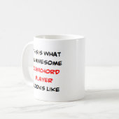 クラビショルド選手素晴らし、 コーヒーマグカップ (正面左)