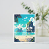 クラビタイの有名な旅行スポット ポストカード (スタンド正面)