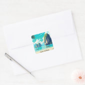 クラビタイビーチパラダイストラベル スクエアシール (封筒)