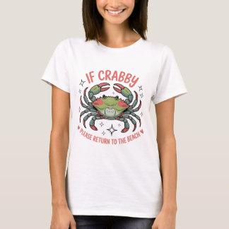 クラビーもしはビーチTシャツに戻って Tシャツ