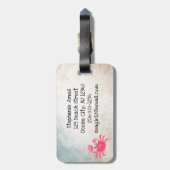 クラビーカニデザインラゲッジタグ ラゲッジタグ (裏面縦)