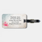 クラビーカニデザインラゲッジタグ ラゲッジタグ (裏面横)