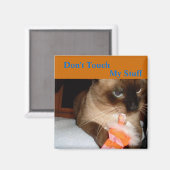 クラビーキャット – シャメッセキャット冷蔵庫用マグネット マグネット (正面/裏面)