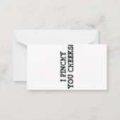 クラビーミニバレンタイン ノートカード (裏面)