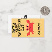 クラビーミニバレンタイン ノートカード (正面/裏面インサイチュ)