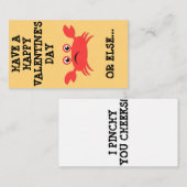 クラビーミニバレンタイン ノートカード (正面/裏面)