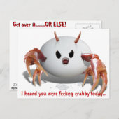 クラビー卵 ポストカード (正面/裏面)