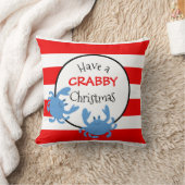 クラビー·クリスマス·レッド·航海のを開く クッション (ブランケット)